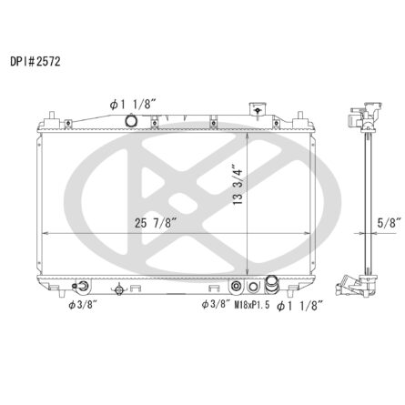 Koyorad A2572 Radiator