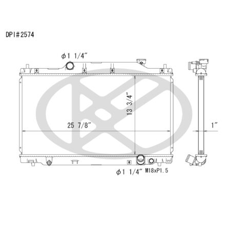 Koyorad A2574 Radiator