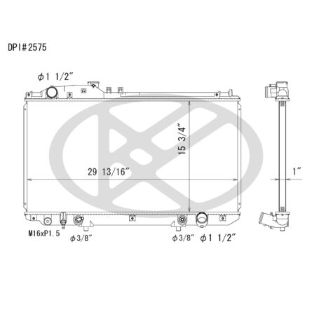 Koyorad A2575 Radiator