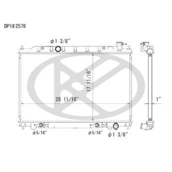 Koyorad A2578 Radiator