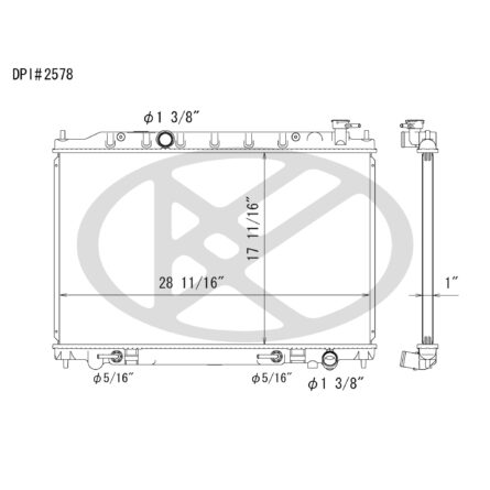 Koyorad A2578 Radiator