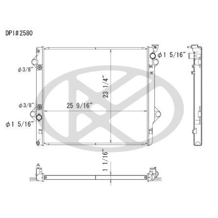 Koyorad A2580 Radiator