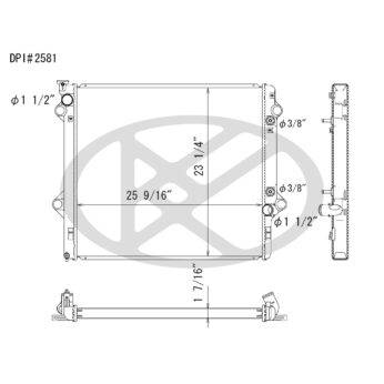 Koyorad A2581 Radiator