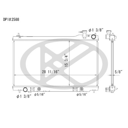 Koyorad A2588 Radiator