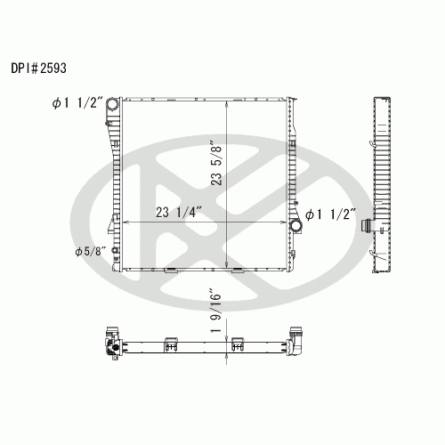 Koyorad A2593 Radiator