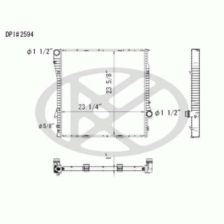 Koyorad A2594 Radiator