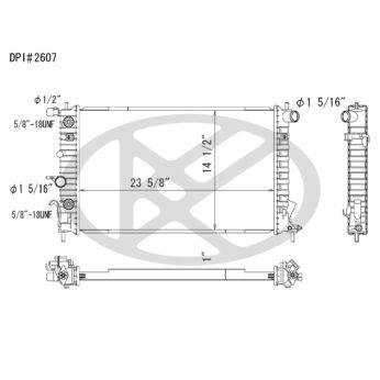 Koyorad A2607 Radiator