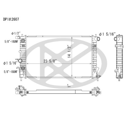 Koyorad A2607 Radiator