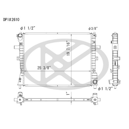 Koyorad A2610 Radiator