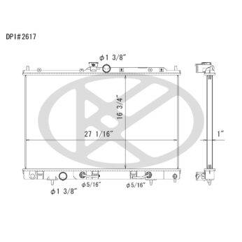 Koyorad A2617 Radiator