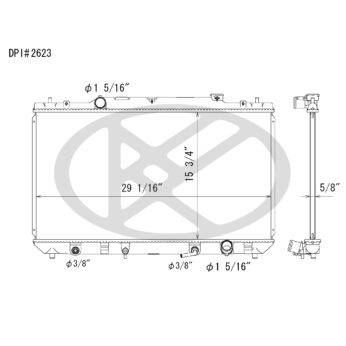 Koyorad A2623 Radiator