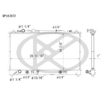 Koyorad A2672 Radiator