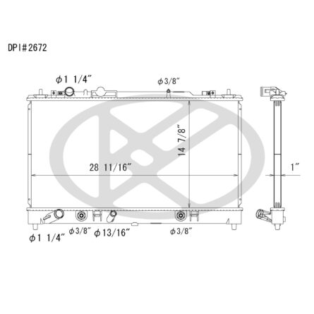 Koyorad A2672 Radiator