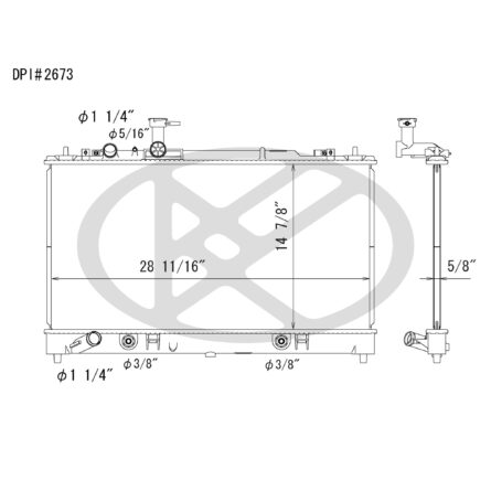 Koyorad A2673 Radiator