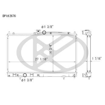 Koyorad A2676 Radiator