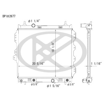 Koyorad A2677 Radiator