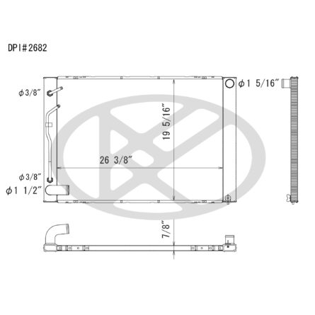 Koyorad A2682 Radiator