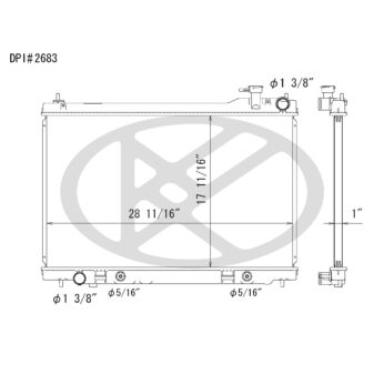 Koyorad A2683 Radiator