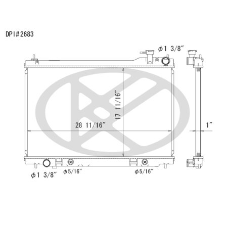 Koyorad A2683 Radiator