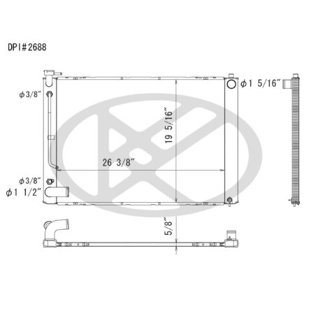 Koyorad A2688 Radiator