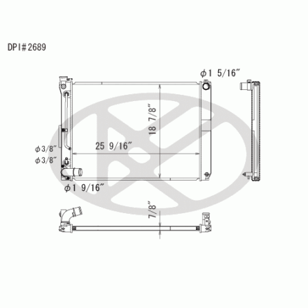 Koyorad A2689-1 Radiator