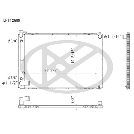 Koyorad A2689 Radiator