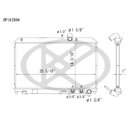 Koyorad A2694 Radiator