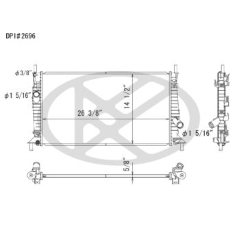 Koyorad A2696 Radiator