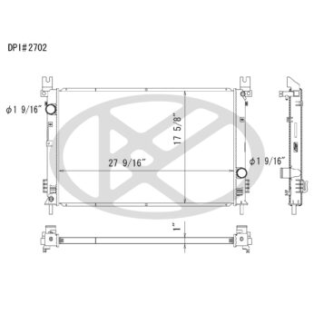 Koyorad A2702 Radiator