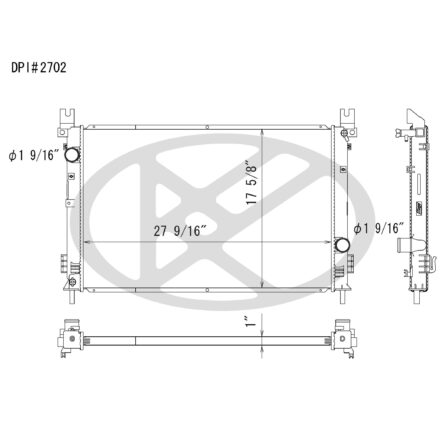 Koyorad A2702 Radiator