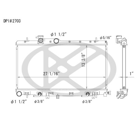 Koyorad A2703 Radiator