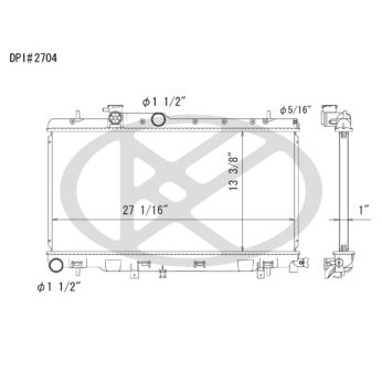 Koyorad A2704 Radiator