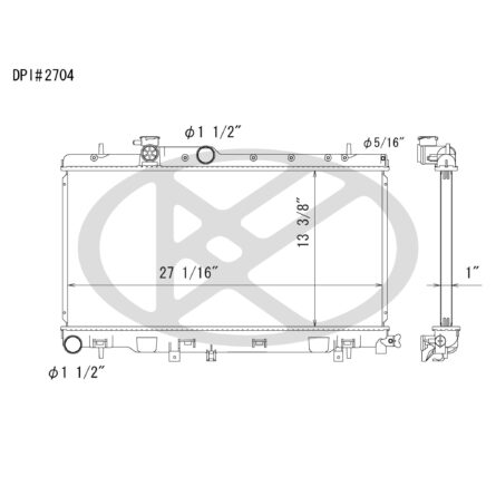 Koyorad A2704 Radiator