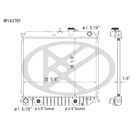 Koyorad A2707 Radiator