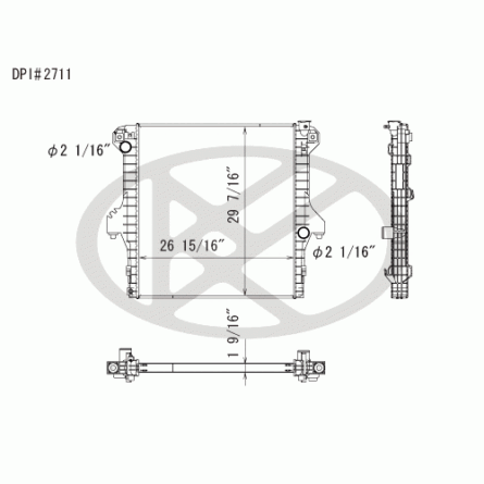 Koyorad A2711 Radiator