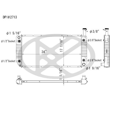 Koyorad A2713 Radiator