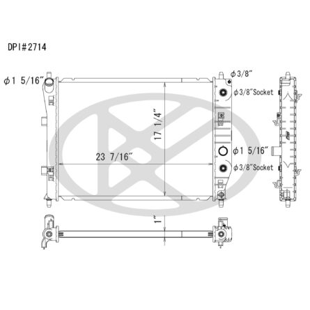 Koyorad A2714 Radiator