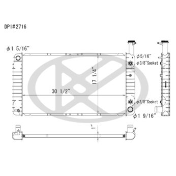Koyorad A2716 Radiator