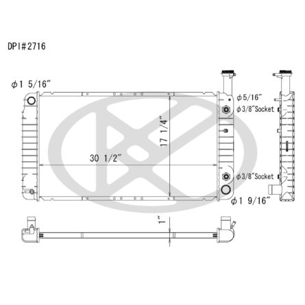 Koyorad A2716 Radiator