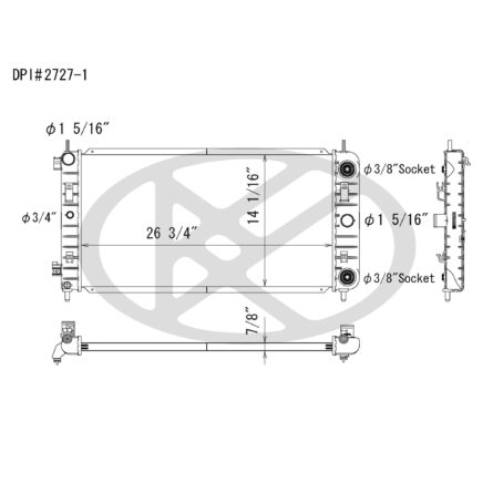 Koyorad A2727-1 Radiator