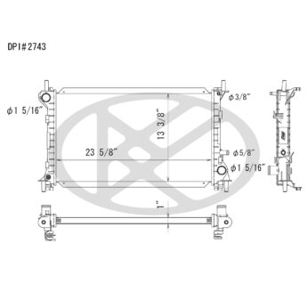 Koyorad A2743 Radiator