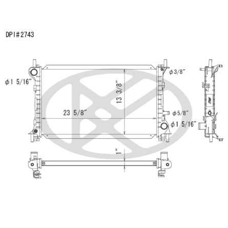 Koyorad A2743 Radiator