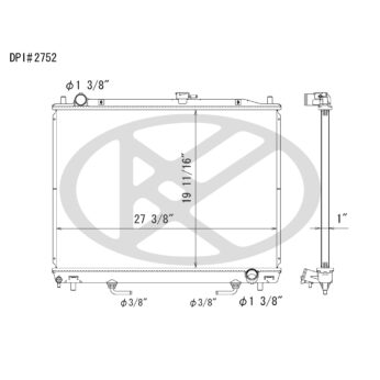 Koyorad A2752 Radiator