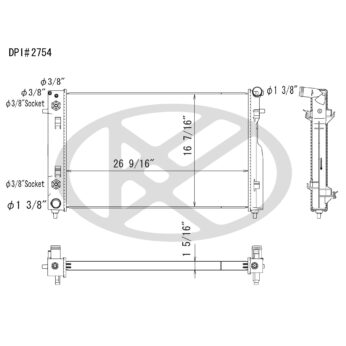 Koyorad A2754 Radiator