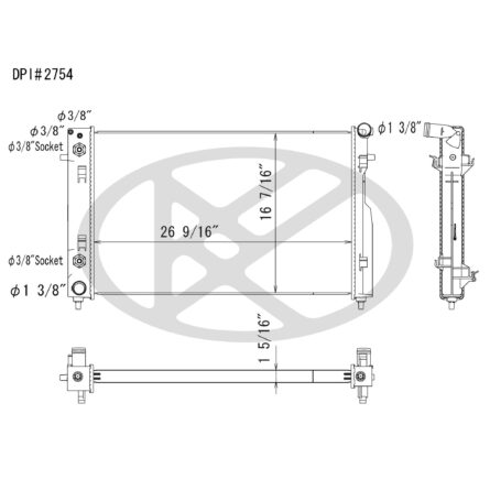 Koyorad A2754 Radiator