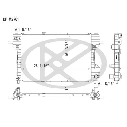 Koyorad A2761 Radiator