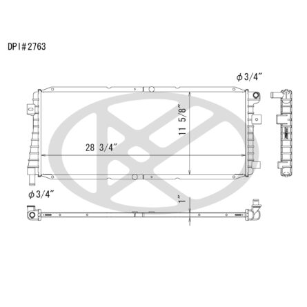 Koyorad A2763 Radiator