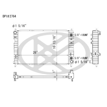 Koyorad A2764 Radiator