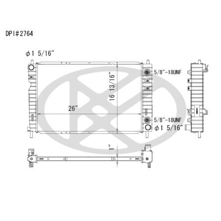 Koyorad A2764 Radiator