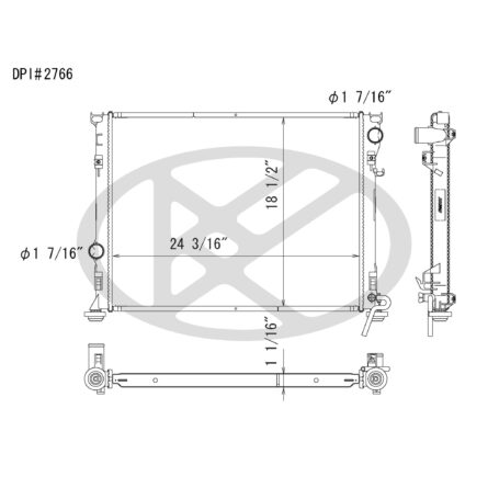 Koyorad A2766 Radiator